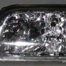  Фара передняя левая ТЮНИНГ прозрачные хрустальные внутри хромированные для  MERCEDES S-класс W140 SEDAN (93-98)
