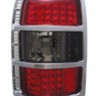 Фонари задние Л+П (КОМПЛЕКТ) ТЮНИНГ светодиодные , с хромированым молдингом EAGLE EYES для Mitsubishi Pajero 2 (1991-1996)
