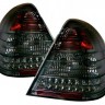  Фонари задние внешние Л+П (КОМПЛЕКТ) ТЮНИНГ (СЕДАН) прозрачные с диодами (SONAR) ТОНИР внутри хромированные для  MERCEDES C-класс W202 (93-00)