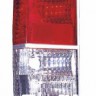 Фонари задние внешние Л+П (КОМПЛЕКТ) ТЮНИНГ прозрачные хрустальные КРАСН-БЕЛ для JEEP CHEROKEE XJ (84-96)