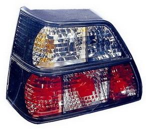  Фонари задние внешние Л+П (КОМПЛЕКТ) ТЮНИНГ прозрачные хрустальные ТОНИР для  VW GOLF II (83-91) JETTA (83-92)