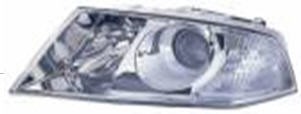  Фара передняя левая (КСЕНОН) линзованные с регулировочным мотором внутри хромированные для  SKODA OCTAVIA (04-08)