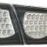  Фонари задние внешний+внутренний Л+П (КОМПЛЕКТ) ТЮНИНГ с диодной подсветкой внутри черные (СЕДАН) СТЕКЛО ПРОЗРАЧН для  MITSUBISHI LANCER X  (07-)