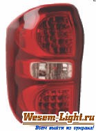  Фонари задние внешние Л+П (КОМПЛЕКТ) ТЮНИНГ с диодной подсветкой ГАБАРИТ , стоп сигнал красный-БЕЛ для TOYOTA RAV4 (00-05)