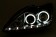  Фары передние Л+П (КОМПЛЕКТ) ТЮНИНГ линзованные (DEVIL EYES) со светящимся ободком EAGLE EYES внутри хромированные для  FORD FOCUS II (08-10)