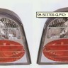  Фонари задние внешние Л+П (КОМПЛЕКТ) ТЮНИНГ (LEXUS ТИП) прозрачные, внутри хромированные для  VW GOLF III (91-97)