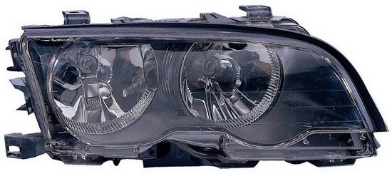  Фара передняя правая С КОРРЕКТОР внутри черные для  BMW 3xx E46 КУПЕ (98-06)