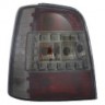  Фонари задние внешние Л+П (КОМПЛЕКТ) ТЮНИНГ с диодной подсветкой EAGLE EYES внутри красные, тонированные для  VW TOURAN (03-10)
