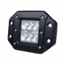 [18 Вт] Врезная светодиодная фара LED в бампер, прямоугольная 18Вт LOYO WM-61318F