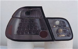  Фонари задние внешний+внутренний Л+П (КОМПЛЕКТ) ТЮНИНГ (СЕДАН) прозрачные с диодами (SONAR) ТОНИР внутри хромированные для  BMW 3xx E46 СЕДАН/УНИВЕРСАЛ (98-03)