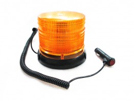 Маяк проблесковый (мигалка) светодиодный 10-30 Вольт, оранжевый на магните WL-Flash-01