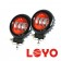 Фара ближнего света LOYO HEAD 30WR круглая светодиодная,  линзованная (НЕ СЛЕПИТ) (красный) на бампер внедорожника, легкового авто, грузовика