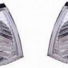  Указатели поворота угловые Л+П (КОМПЛЕКТ) (СЕДАН) ТЮНИНГ прозрачные хрустальные внутри хромированные для  BMW 3xx E36 (90-00)
