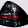  Фонари задние внешние Л+П (КОМПЛЕКТ) ТЮНИНГ с диодной подсветкой ТОНИР (SONAR) внутри хромированные для  MERCEDES C-класс W203 (00-07)