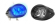 [10-48 Вольт] Сигнальный (маркерный BlueSpot) фонарь безопасности для погрузчика синего (голубого) цвета LOYO WORK 4020 Blue Блюспот