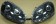  Фары передние Л+П (КОМПЛЕКТ) ТЮНИНГ линзованные со светящимся ободком(ангельские глазки) ДИОД EAGLE EYES внутри черные для  VW JETTA (05-) (1)