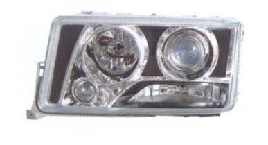  Фара передняя правая прозрачные, внутри черные для  MERCEDES C-класс W201 (83-93)