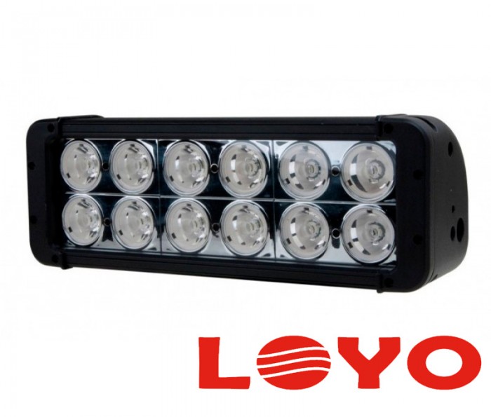 Светодиодная фара (led балка) LOYO MASTER 88120, дальнего света (spot), двухрядная, для квадроцикла, внедорожника, вездехода, грузового авто