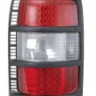 Фонари задние Л+П (КОМПЛЕКТ) ТЮНИНГ светодиодные , с черным молдингом EAGLE EYES для Mitsubishi Pajero 2 (1991-1996)