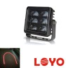 Маркерный фонарь LOYO FORK U-ZONE SHAPE ARC MAX RED зоны безопасности красного цвета, луч в форме дуги (подковы), П образный WARNING SAFETY FORKLIFT U-SHAPE LED LIGHT RED