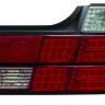  Фонари задние внешние Л+П (КОМПЛЕКТ) ТЮНИНГ прозрачные с диодами ГАБАРИТ , СТОП СИГНАЛ хрустальный, красно белый для  BMW 7xx E32 (88-94)
