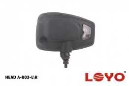 Блок фара передняя левая LOYO HEAD A-003-L 24В головного света ближний/дальний с указателем поворота и габаритом