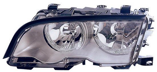  Фара передняя левая с регулировочным мотором внутри хромированные для  BMW 3xx E46 СЕДАН/УНИВЕРСАЛ (98-03)