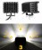 LED фара рабочего света LOYO WORK 3060 светодиодная, 60 Вт, квадратнаяm 180 Градусов угол свечения, ближний свет(flood) для спецтехники и внедорожников