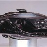  Фары передние Л+П (КОМПЛЕКТ) ТЮНИНГ (DEVIL EYES) (SONAR) линзованные с регулировочным мотором внутри черные для  AUDI A4 (05-)