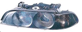  Фара передняя левая под корректор (КСЕНОН) (DEPO) указатель поворота ТОНИР для  BMW 5xx E39 (95-03)